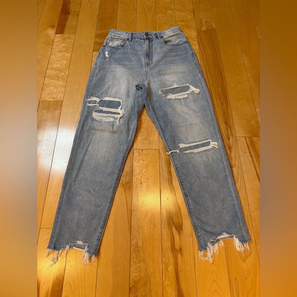 American Eagle Outfitters Blue Denim “Curvy Mom” Jeans